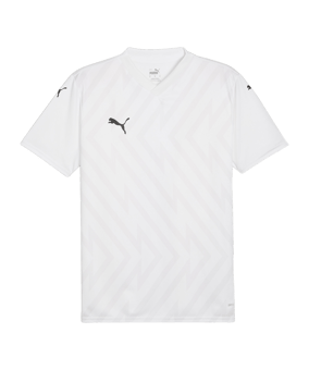 PUMA teamGLORY Trikot Weiss Schwarz Grau F04 - weiss