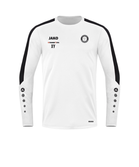 JAKO Power Sweatshirt Weiss Schwarz F000