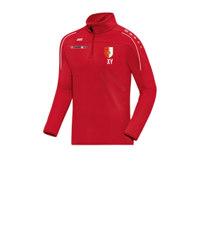 JAKO Classico Ziptop Kids Rot Weiss F01