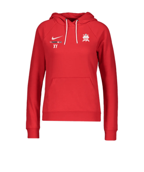 Nike Park 20 Fleece Hoody Damen Rot Weiss F657