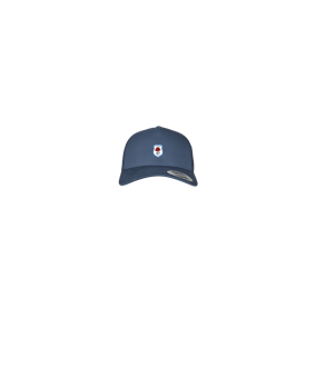 Merch 5 Panel Retro Trucker Cap Navy | #logo4c