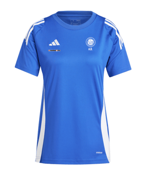 adidas Tiro 24 Trikot Damen Blau Weiss