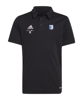 adidas Entrada 22 Poloshirt Kids Schwarz
