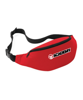 11ts Academy Beltbag Lettering Rot - rot