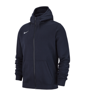 Nike Club 19 Fleece Kapuzenjacke Kids Blau F451 - blau
