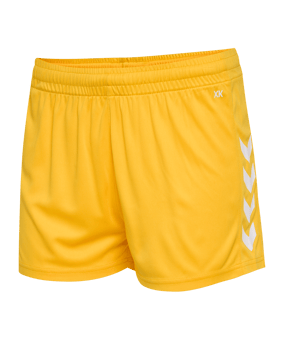 Hummel Core XK Poly Short Damen Gelb F5001 - gelb