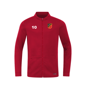 JAKO Pro Casual Jacke Rot F141