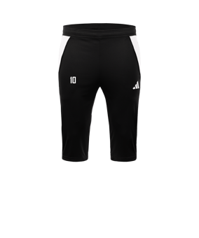 adidas Tiro 24 3/4 Trainingshose Schwarz Weiss