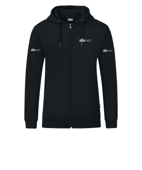 JAKO Organic Kapuzenjacke Damen Schwarz F800