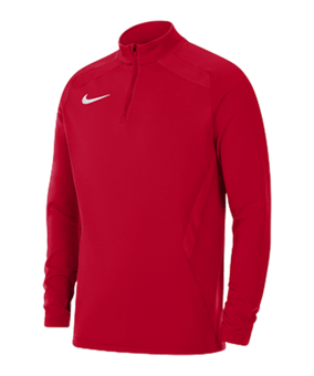 Nike Team Training HalfZip Sweatshirt Rot F657 - rot