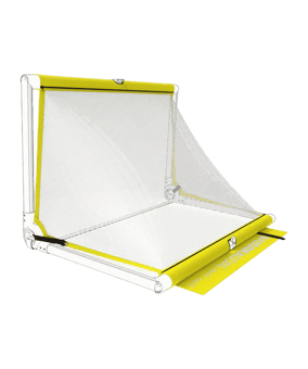 BAZOOKAGOAL Tornetz BG07E | 120x75cm | Gelb Weiß - blau