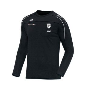 JAKO Classico Sweatshirt Schwarz Weiss F08