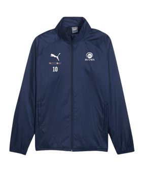 PUMA teamGOAL Allwetterjacke Blau Weiss F06