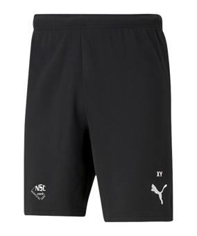 PUMA teamRISE Short Schwarz Weiss F04