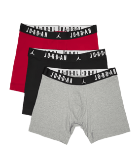 Jordan Jhm Flight Cotton Core 3Pk Caleçon boxer Rouge Ch24 - rouge