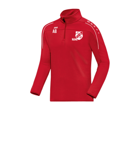 JAKO Classico Ziptop Kids Rot Weiss F01