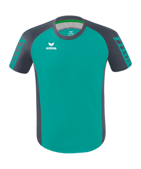 Erima Six Wings Trikot Kids Schwarz Rot - schwarz