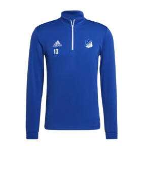 adidas Entrada 22 HalfZip Sweatshirt Blau Weiss