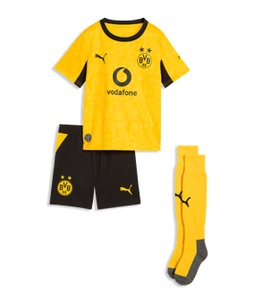 PUMA Borussia Dortmund Trikot Set Home 2026/2027 Kinder Gelb F01 - gelb
