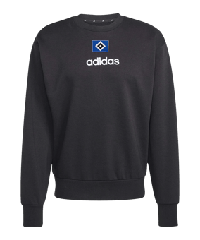 adidas Hamburger SV Sweatshirt Zwart - zwart