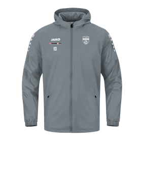 JAKO Team 2.0 Allwetterjacke Grau F840