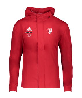 adidas Entrada 22 Allwetterjacke Rot