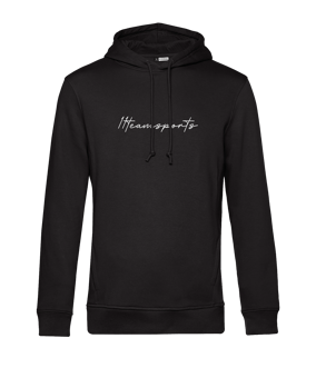 11teamsports Handwriting Hoody Schwarz Weiss - schwarz