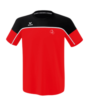 Erima Change by T-Shirt Kids Rot Schwarz