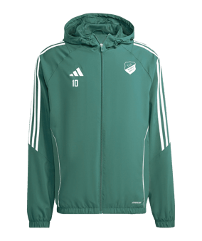 adidas Tiro 24 Windbreaker Kids Grün Weiss