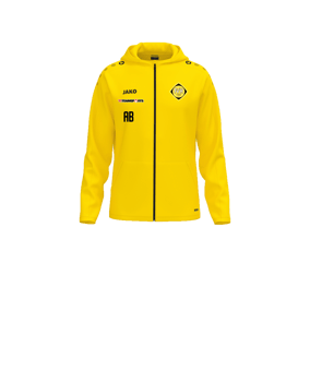 JAKO One Kapuzenjacke Kids Gelb F335