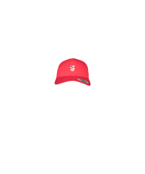 Merch 5 Panel Retro Trucker Cap Red