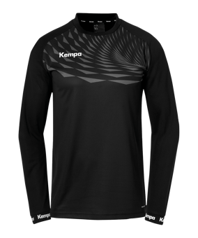 Kempa Wave 26 Poly Maillot à manches longues Noir C001 - noir