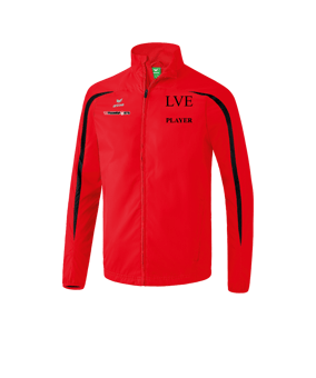 Erima Laufjacke Kids Rot Schwarz