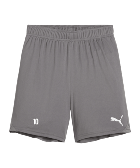 PUMA teamGOAL Short Kids Grau Weiss F13