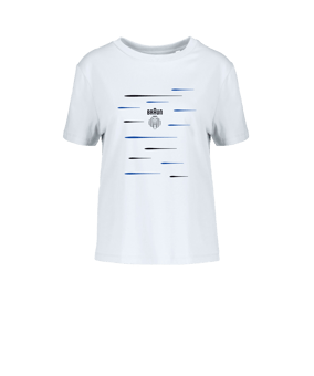 Merch Muser T-Shirt Women White | #lines