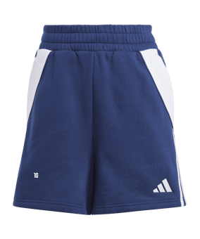 adidas Tiro 24 Short Damen Blau Weiss