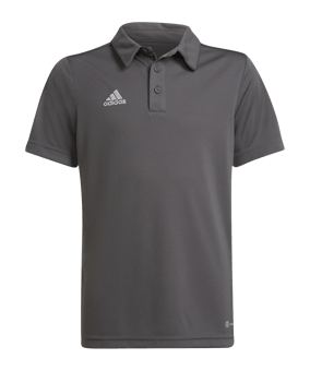 adidas Entrada 22 Poloshirt Kids Grau - grau