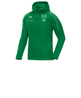 JAKO Classico Kapuzenjacke Kids Grün F06