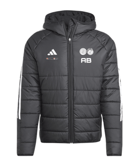 adidas Tiro 24 Winterjacke Schwarz Weiss