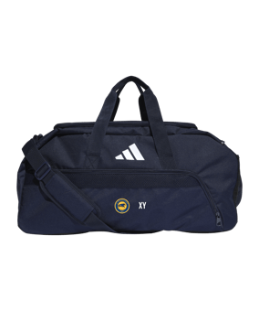adidas Tiro League Duffel Bag Gr. M Blau Schwarz