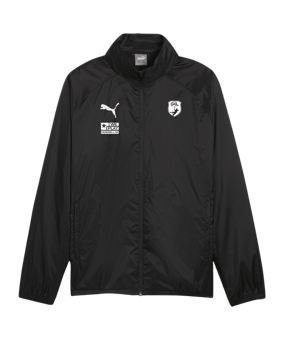 PUMA teamGOAL Allwetterjacke Schwarz Weiss F03