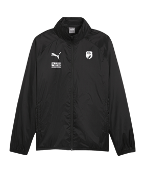 PUMA teamGOAL Allwetterjacke Schwarz Weiss F03