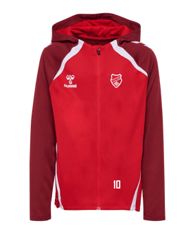 Hummel Lead 2.0 Kapuzenjacke Kids Rot F3713