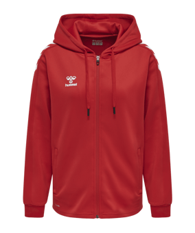 Hummel hmlCORE XK Kapuzenjacke Damen Rot F3062 - rot