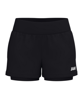 JAKO 2in1 One Short Damen Schwarz F800 - schwarz