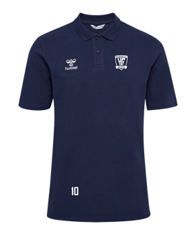 Hummel GO 2.0 Polo Blau F7026