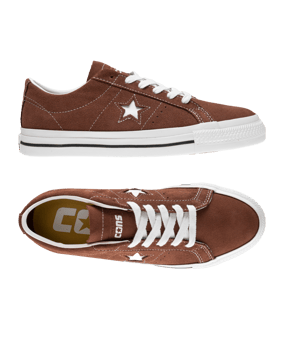 Converse One Star Pro Ox Rot Weiss - rot