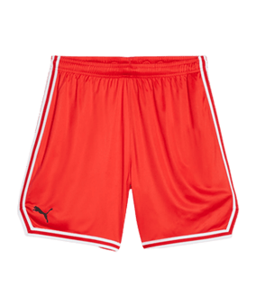 PUMA Hoops Team Game Short Kids Rot  F04 - rot