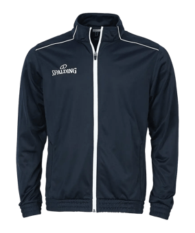 Spalding Team Warm Up Jacke Kids Blau F02 - schwarz