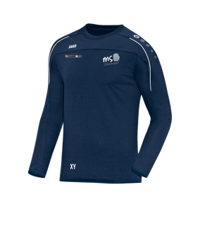 JAKO Classico Sweatshirt Blau Weiss F09